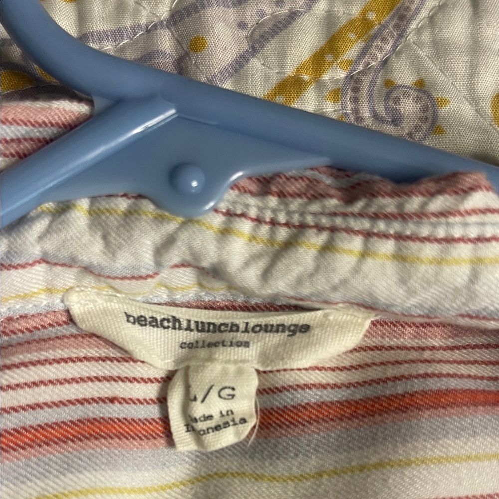 Beach Lunch Lounge Striped Top